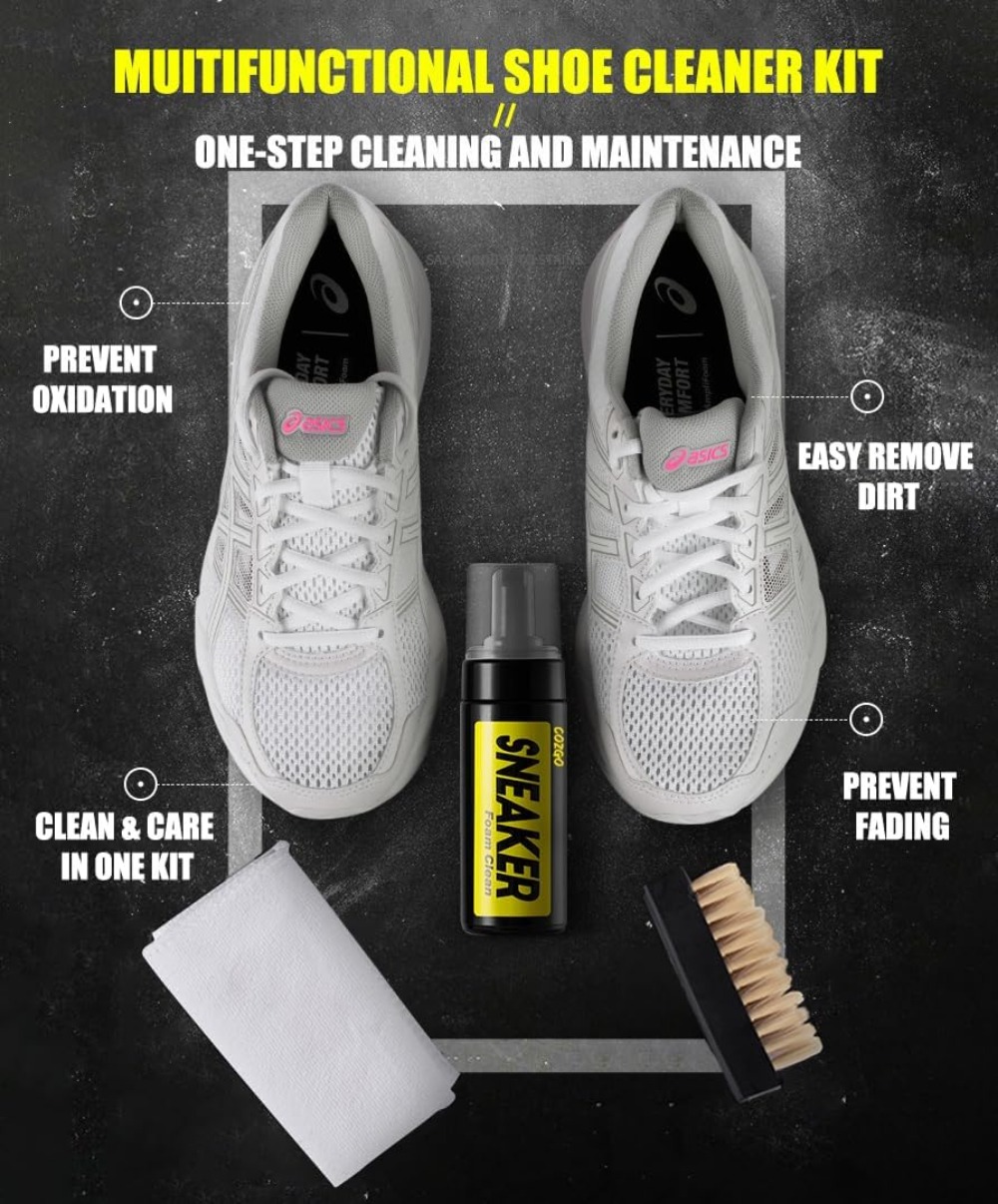 Shoe Cleaner Kit for Sneakers, - đánh giá và giá Shoe Brush