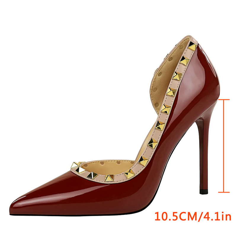 Sexy Women Pumps Rivet Design  - đánh giá và giá Shoe Tree