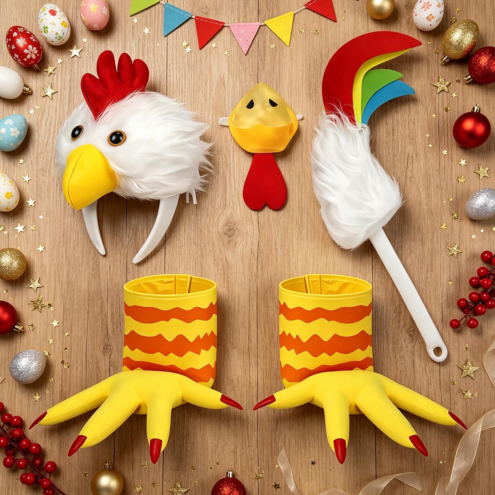 Rooster Chicken Costume Access - đánh giá và giá Shoe Brush